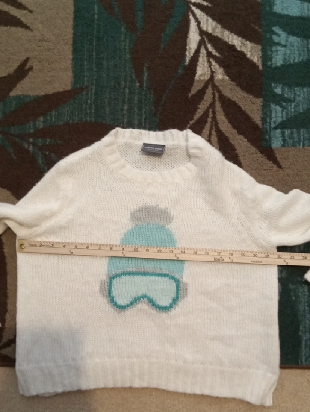 Wooden Ships Apress Ski Cozy Cabin Core Fuzzy Knit Sweater Outdoors Womens Xs - Picture 6 of 8